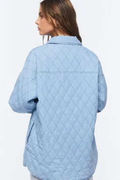 Quilted Dolphin-Hem Shacket