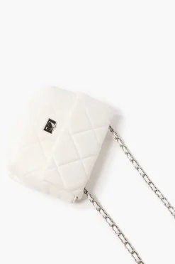 Quilted Faux Leather Crossbody Bag