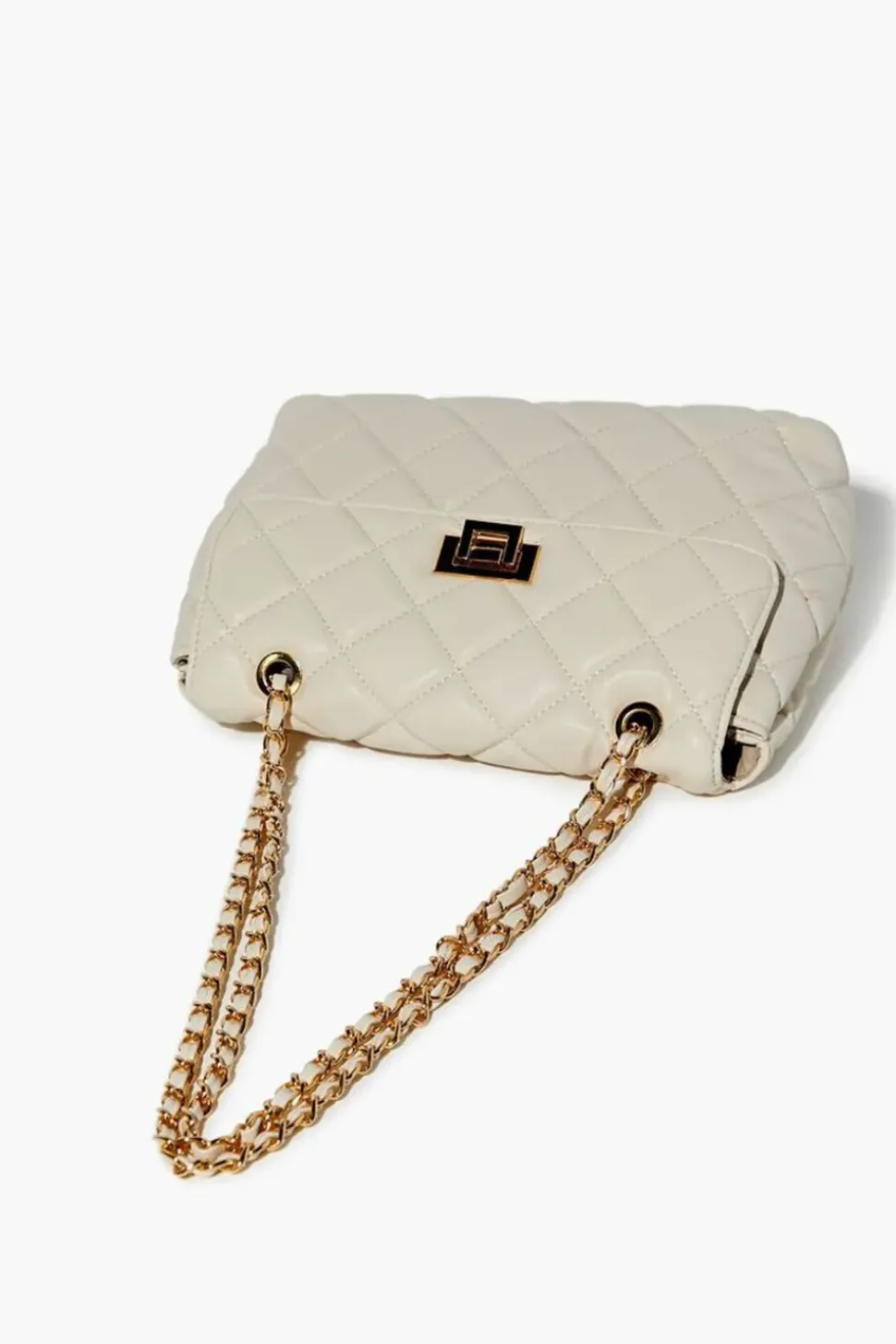 Quilted Faux Leather Handbag