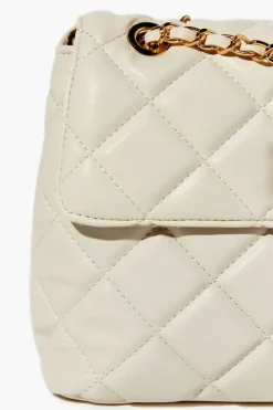Quilted Faux Leather Handbag