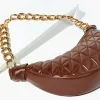 Quilted Faux Leather Shoulder Bag