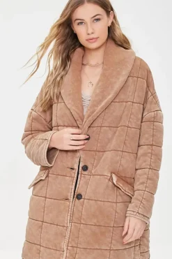 Quilted Longline Jacket