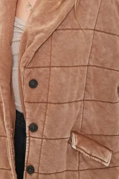 Quilted Longline Jacket