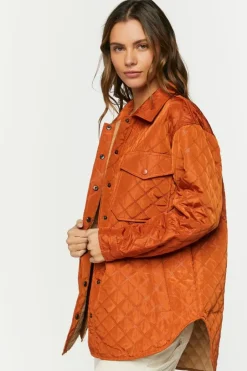 Quilted Longline Shacket