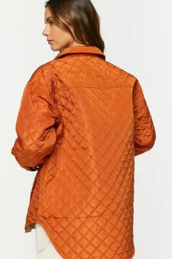 Quilted Longline Shacket