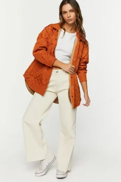 Quilted Longline Shacket