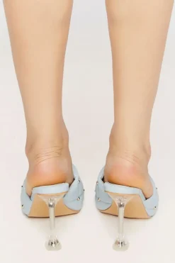 Quilted Slip-On Heels