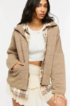 Quilted Zip-Up Jacket