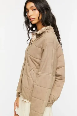 Quilted Zip-Up Jacket