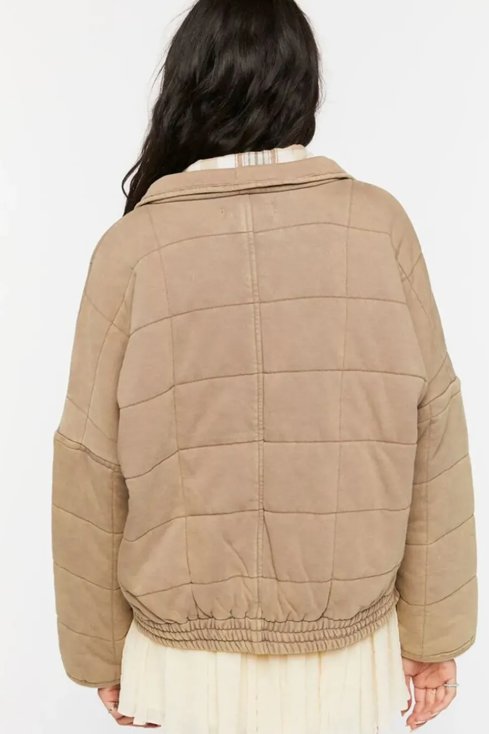 Quilted Zip-Up Jacket