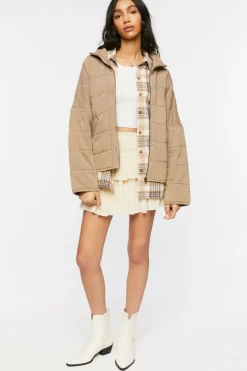 Quilted Zip-Up Jacket