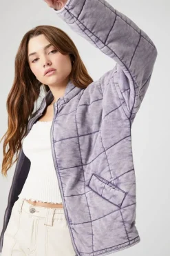 Quilted Zip-Up Jacket