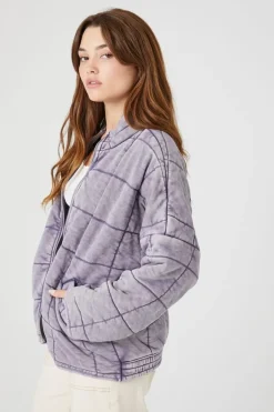 Quilted Zip-Up Jacket