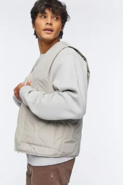 Quilted Zip-Up Vest