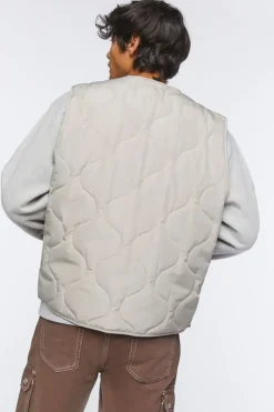 Quilted Zip-Up Vest