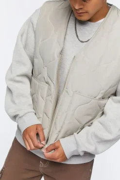 Quilted Zip-Up Vest