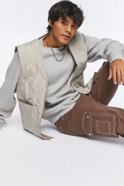 Quilted Zip-Up Vest