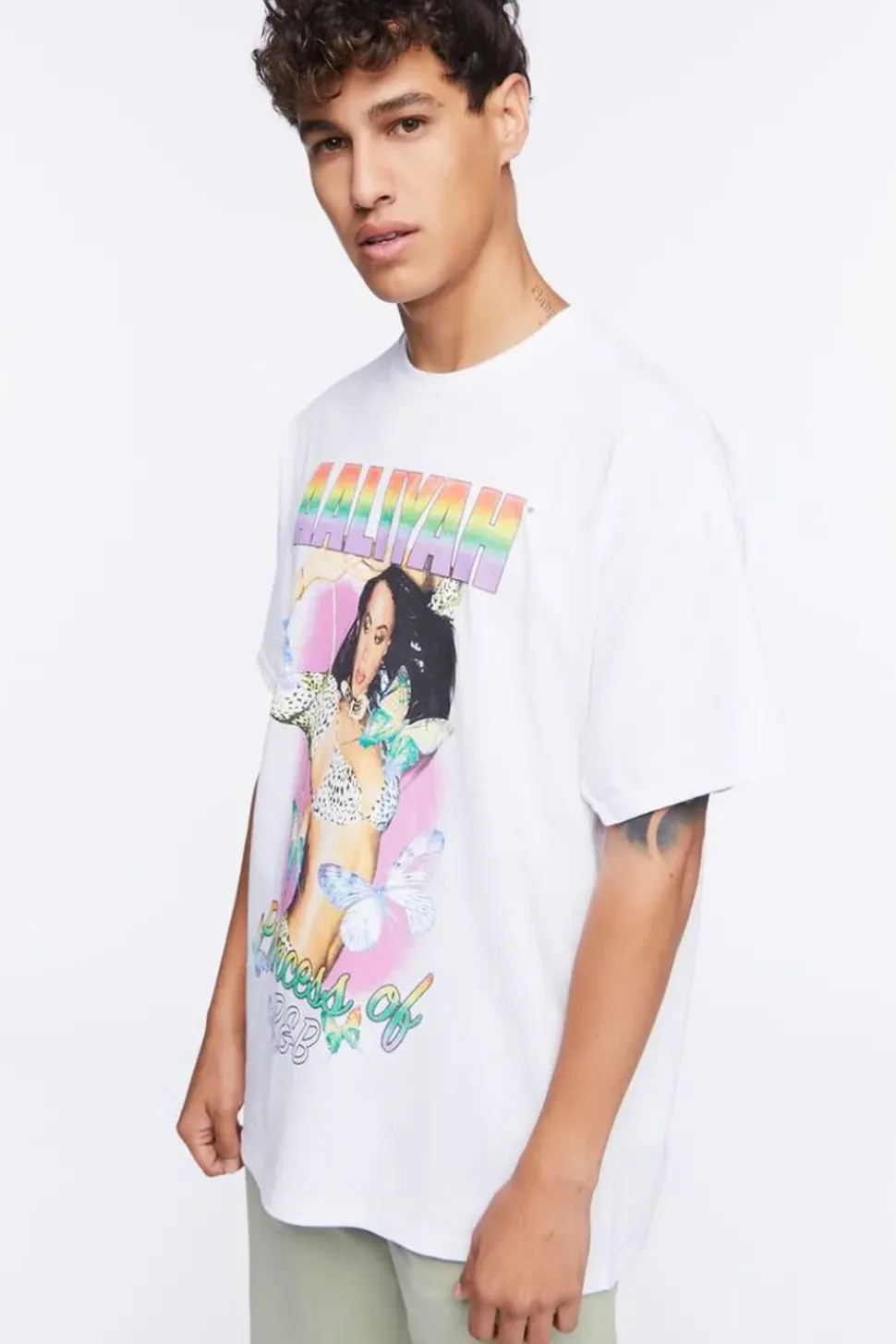 Rainbow Aaliyah Graphic Tee