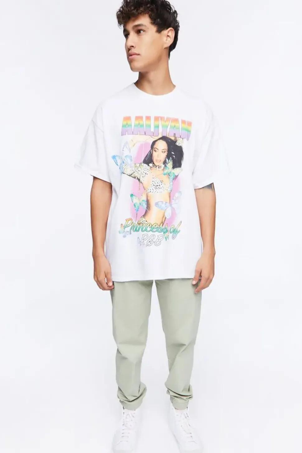 Rainbow Aaliyah Graphic Tee