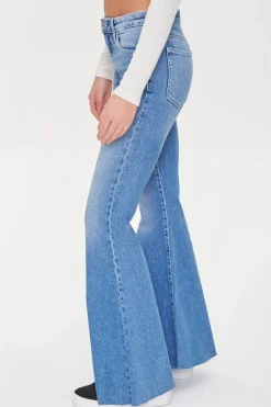 Raw-Cut Flare Jeans