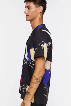 Rebel Art Abstract Print Shirt