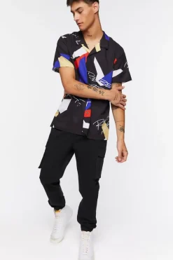 Rebel Art Abstract Print Shirt