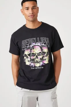 Rebellion Skull Graphic Tee