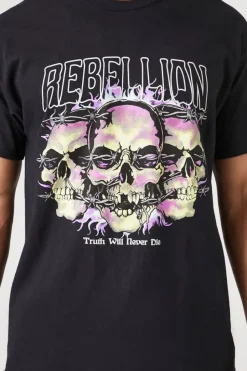 Rebellion Skull Graphic Tee