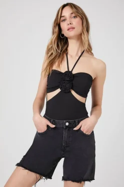 Recycled Cotton Baggy Denim Shorts