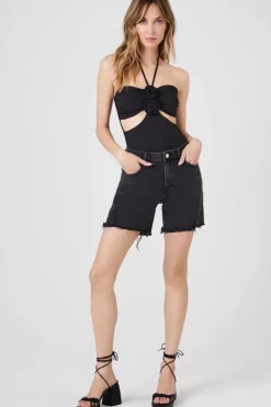 Recycled Cotton Baggy Denim Shorts