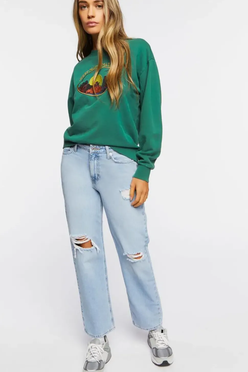 Recycled Cotton Baggy Jeans