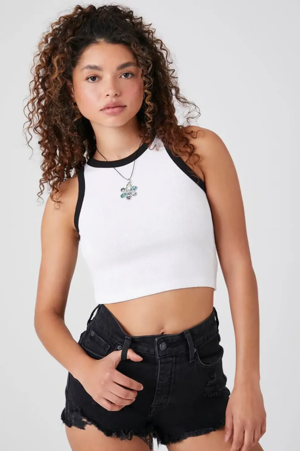 Recycled Cotton Curvy Denim Shorts