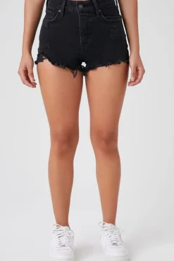 Recycled Cotton Curvy Denim Shorts