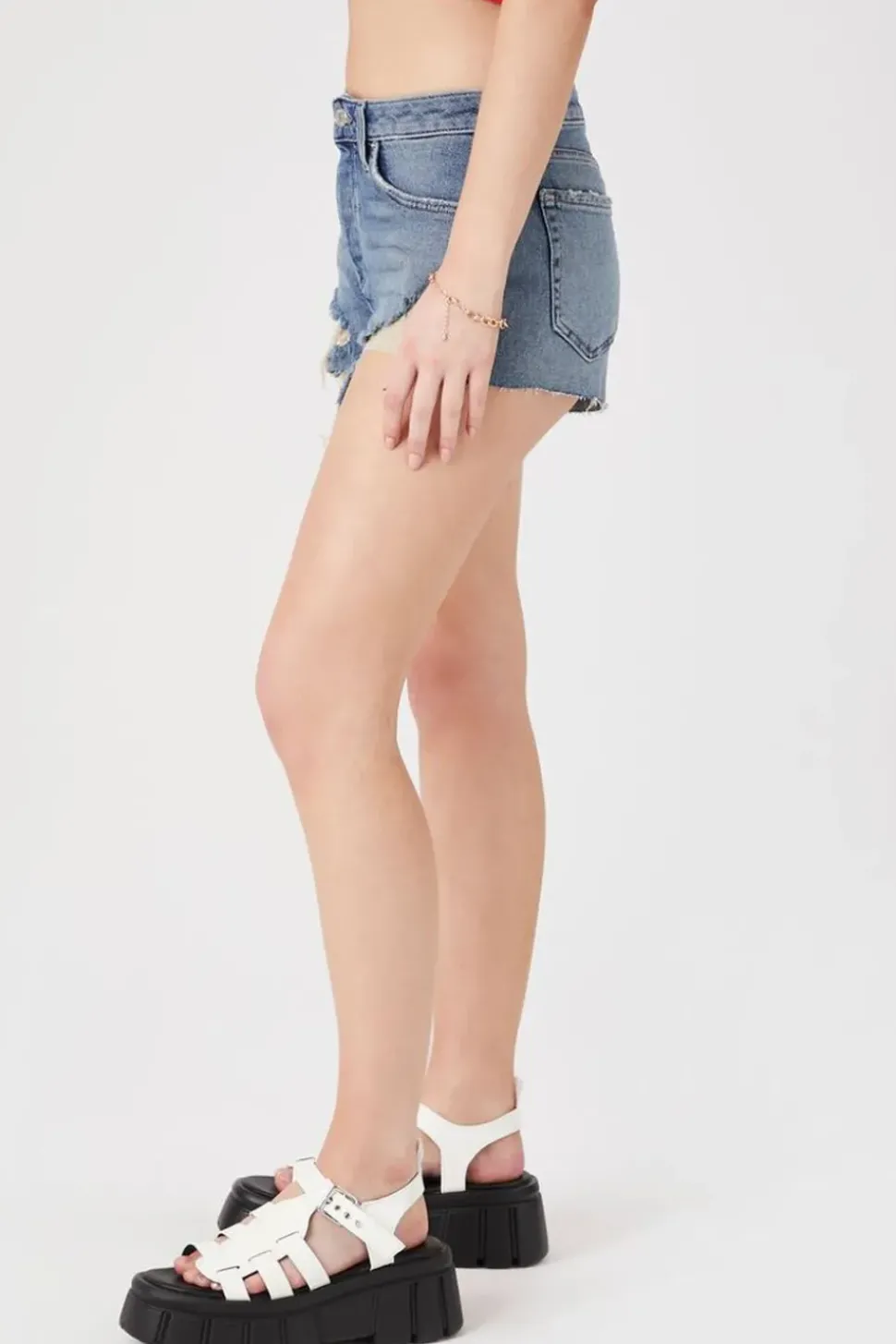 Recycled Cotton Denim Shorts