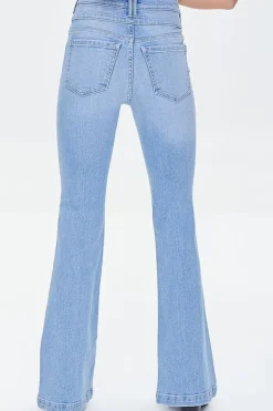 Recycled Cotton High-Rise Flare Jeans