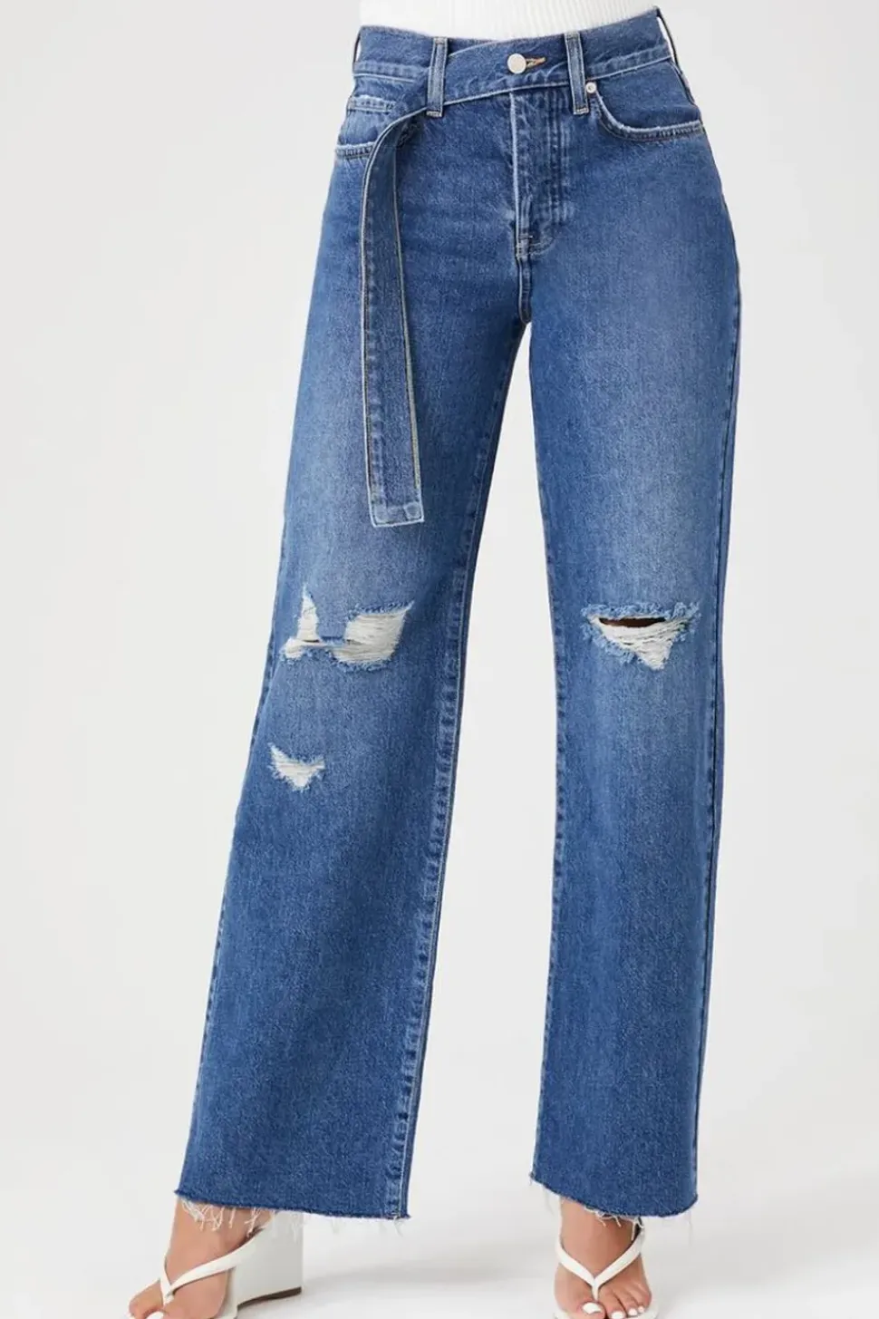 Recycled Cotton High-Rise Jeans