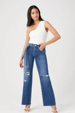 Recycled Cotton High-Rise Jeans