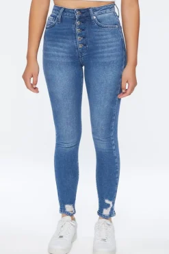 Recycled Cotton High-Rise Skinny Jeans
