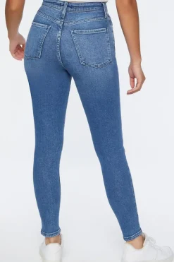 Recycled Cotton High-Rise Skinny Jeans