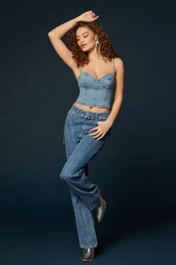 Recycled Cotton Seamed 90S-Fit Jeans