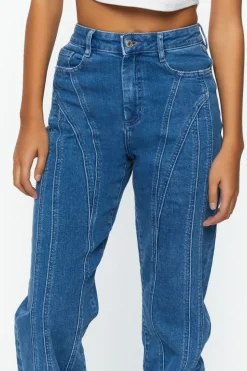 Recycled Cotton Seamed 90S-Fit Jeans