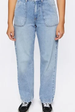 Recycled Cotton Wide-Leg Jeans