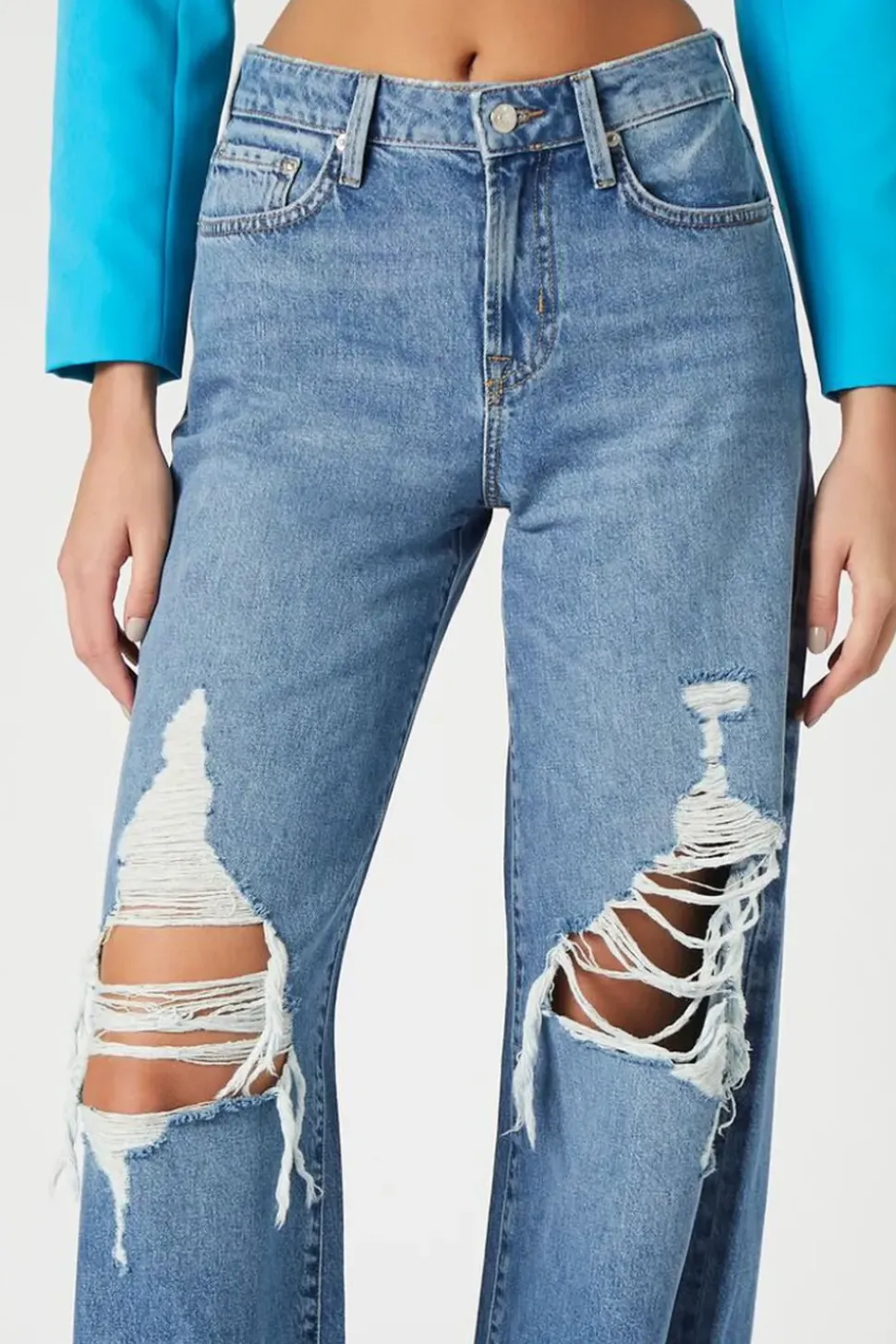Recycled Cotton Wide-Leg Jeans