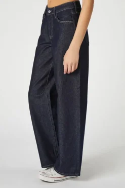 Recycled Cotton Wide-Leg Jeans