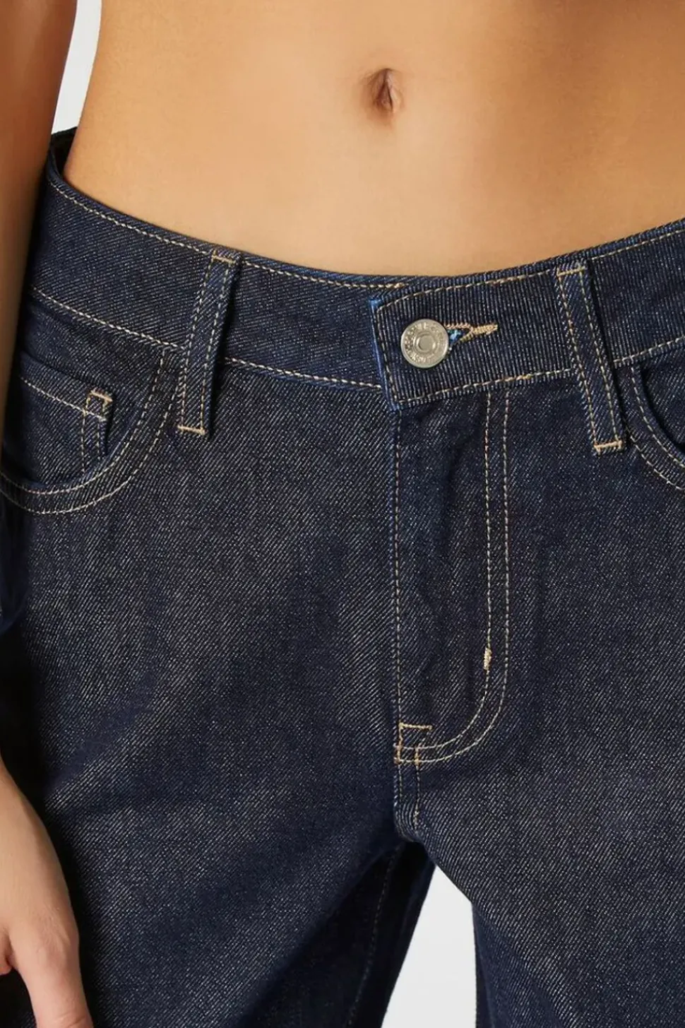 Recycled Cotton Wide-Leg Jeans