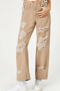 Recycled Cotton Wide-Leg Jeans