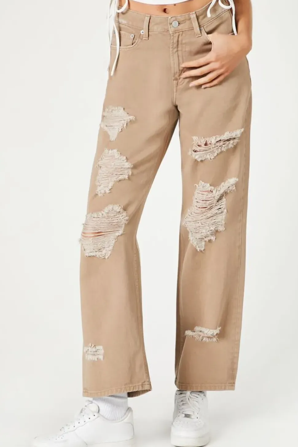 Recycled Cotton Wide-Leg Jeans
