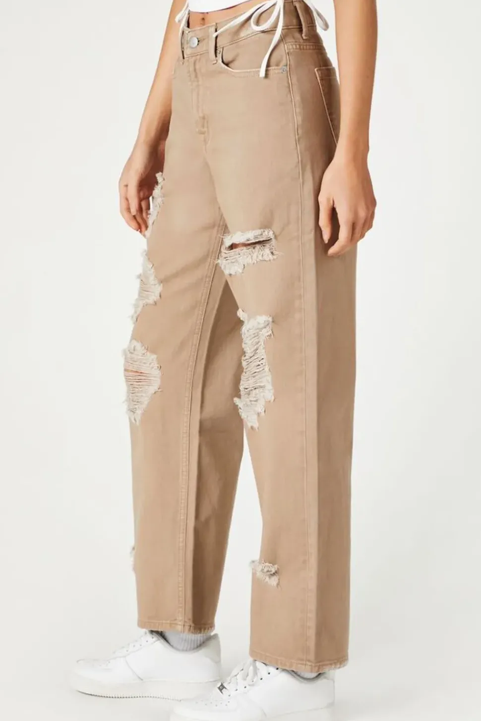 Recycled Cotton Wide-Leg Jeans