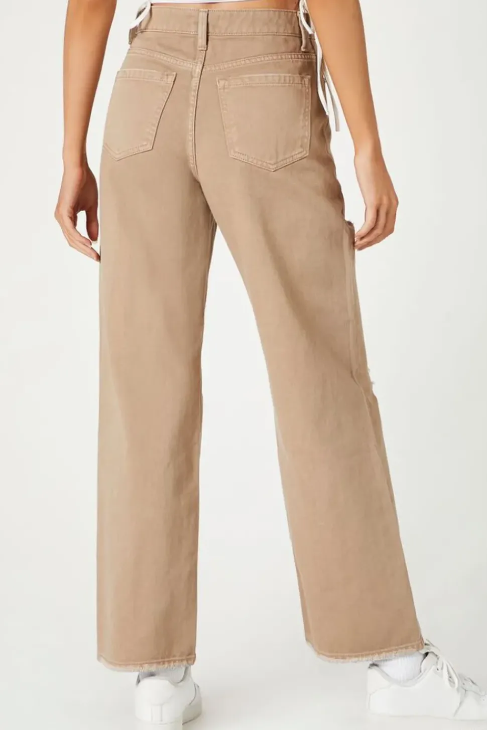 Recycled Cotton Wide-Leg Jeans
