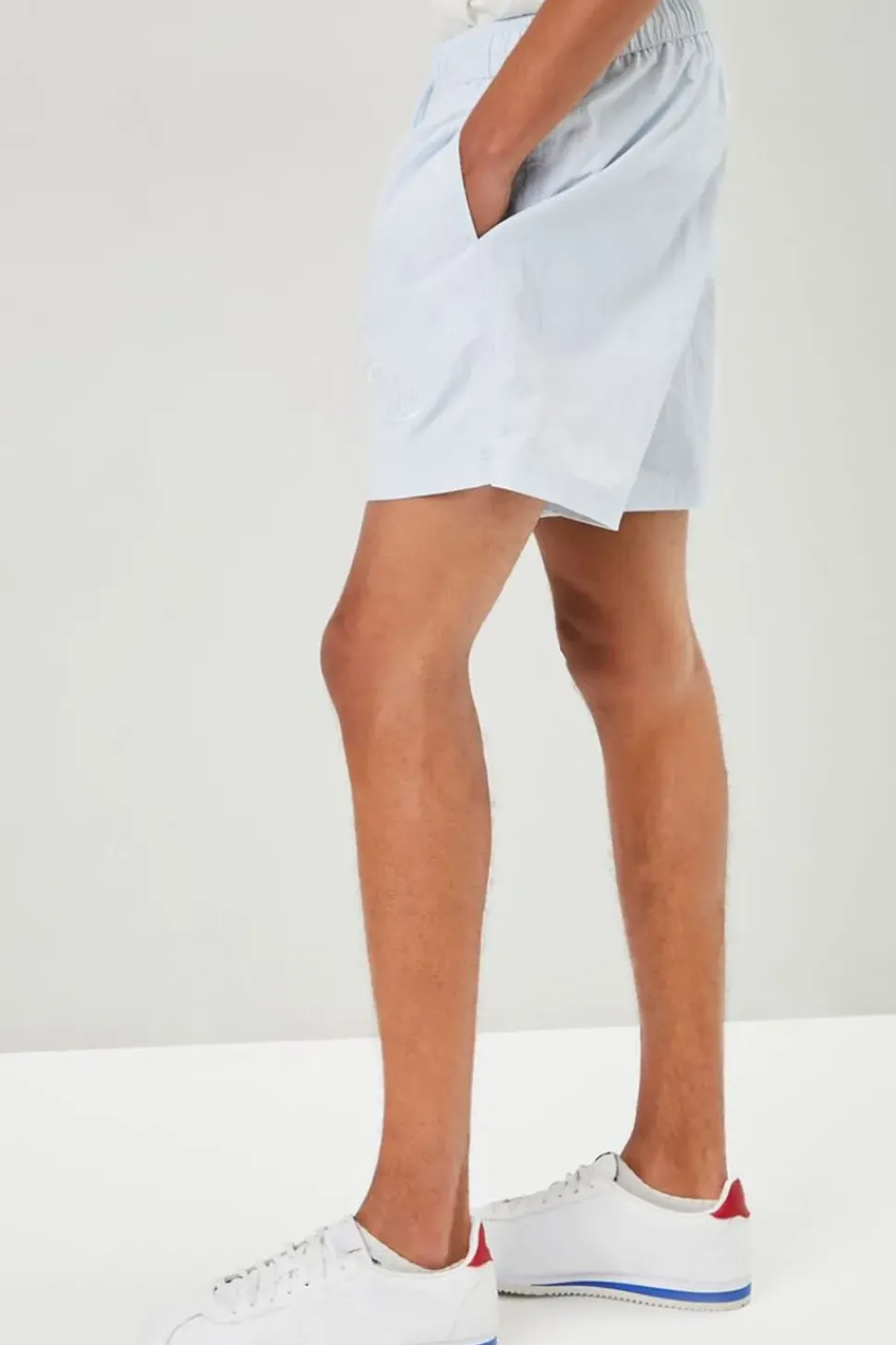 Recycled Nylon Graphic Swim Trunks